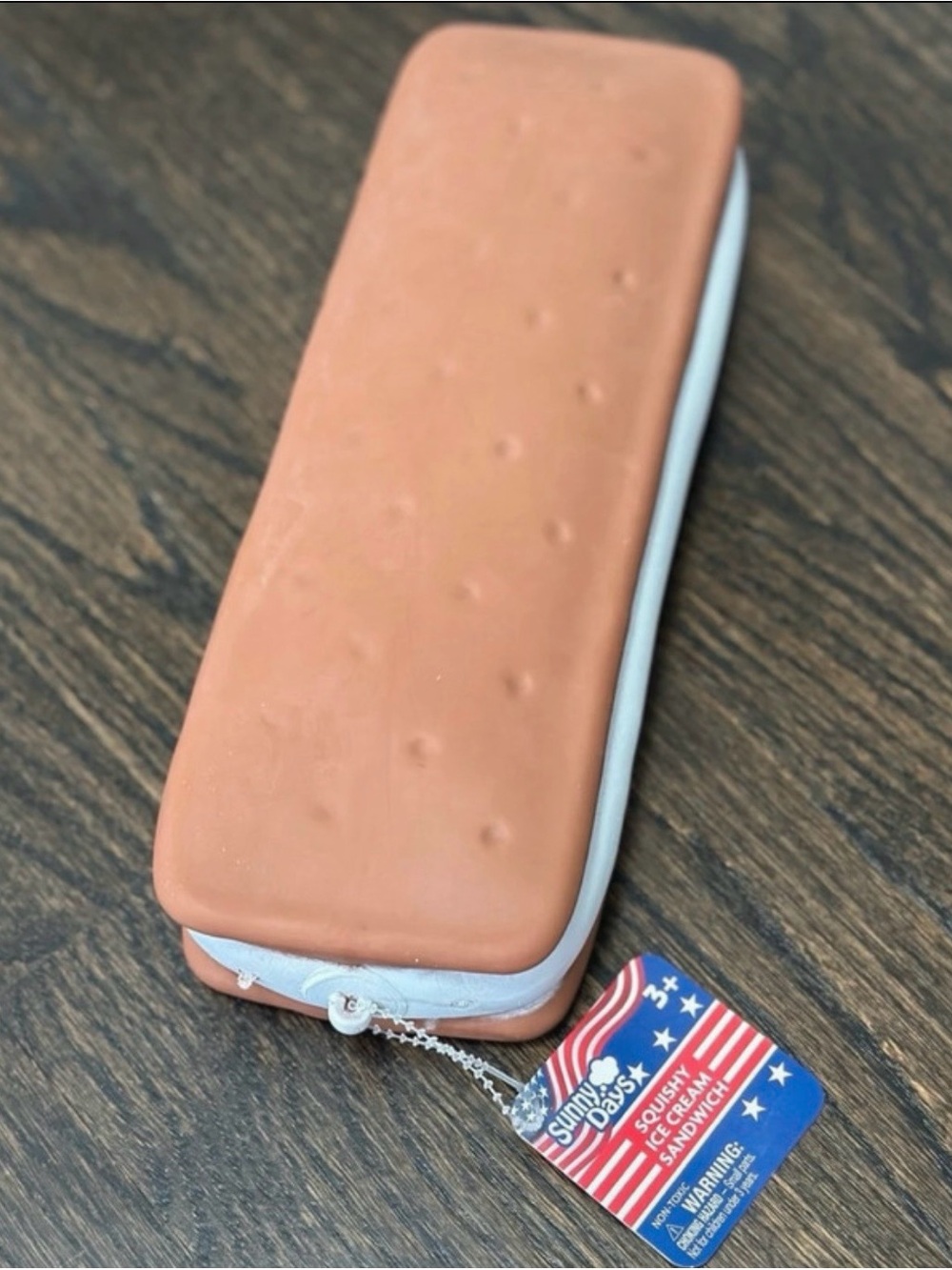 Sunny Days Jumbo Ice Cream Sandwich Squishy Toy